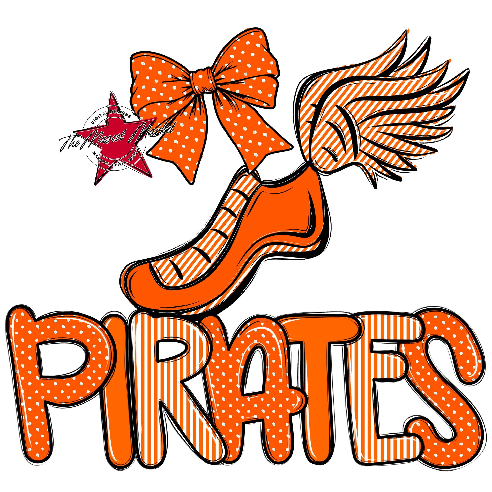 Pirates Track Spirit Design-Orange