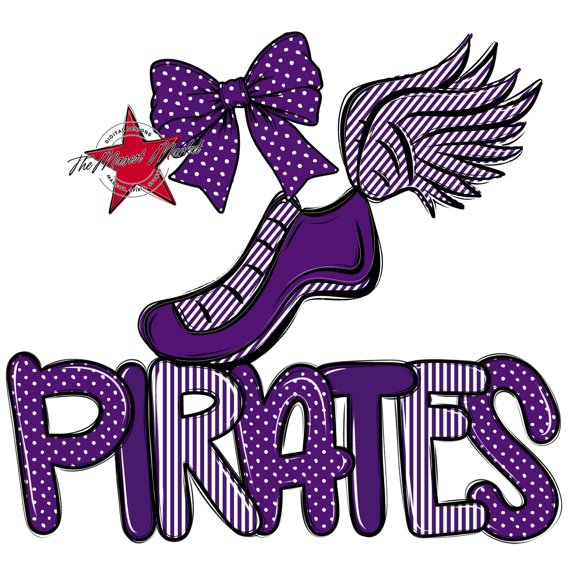 Pirates Track Spirit Design-Purple