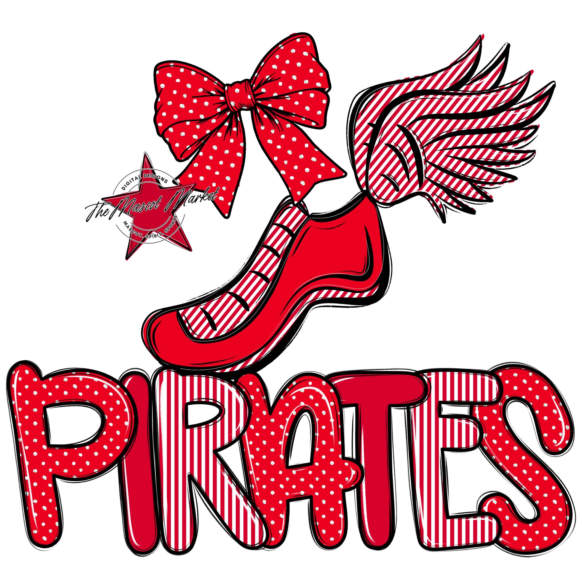 Pirates Track Spirit Design-Red