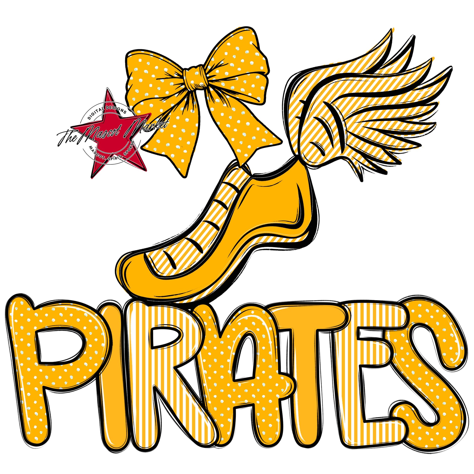 Pirates Track Spirit Design-Yellow