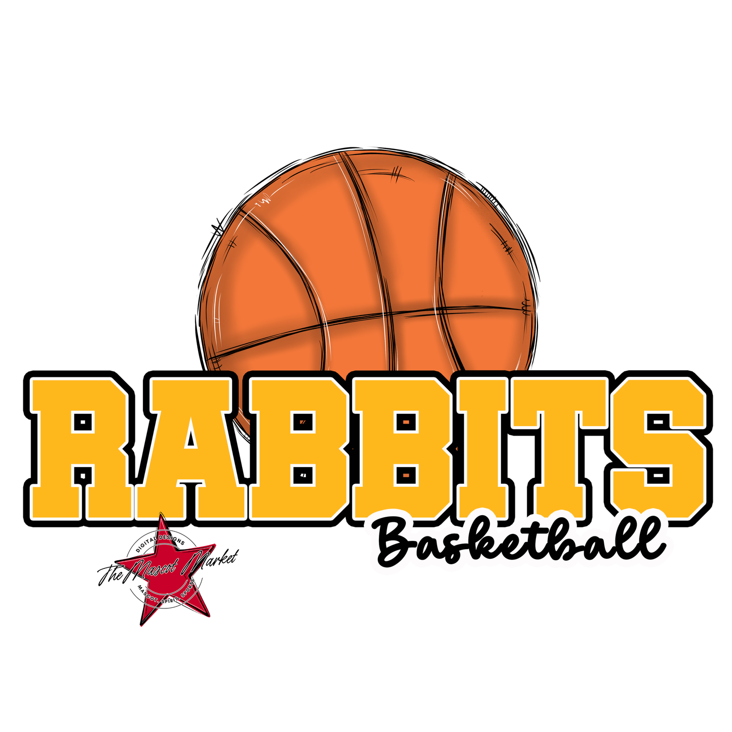 Rabbits Varsity Basketball-Yellow