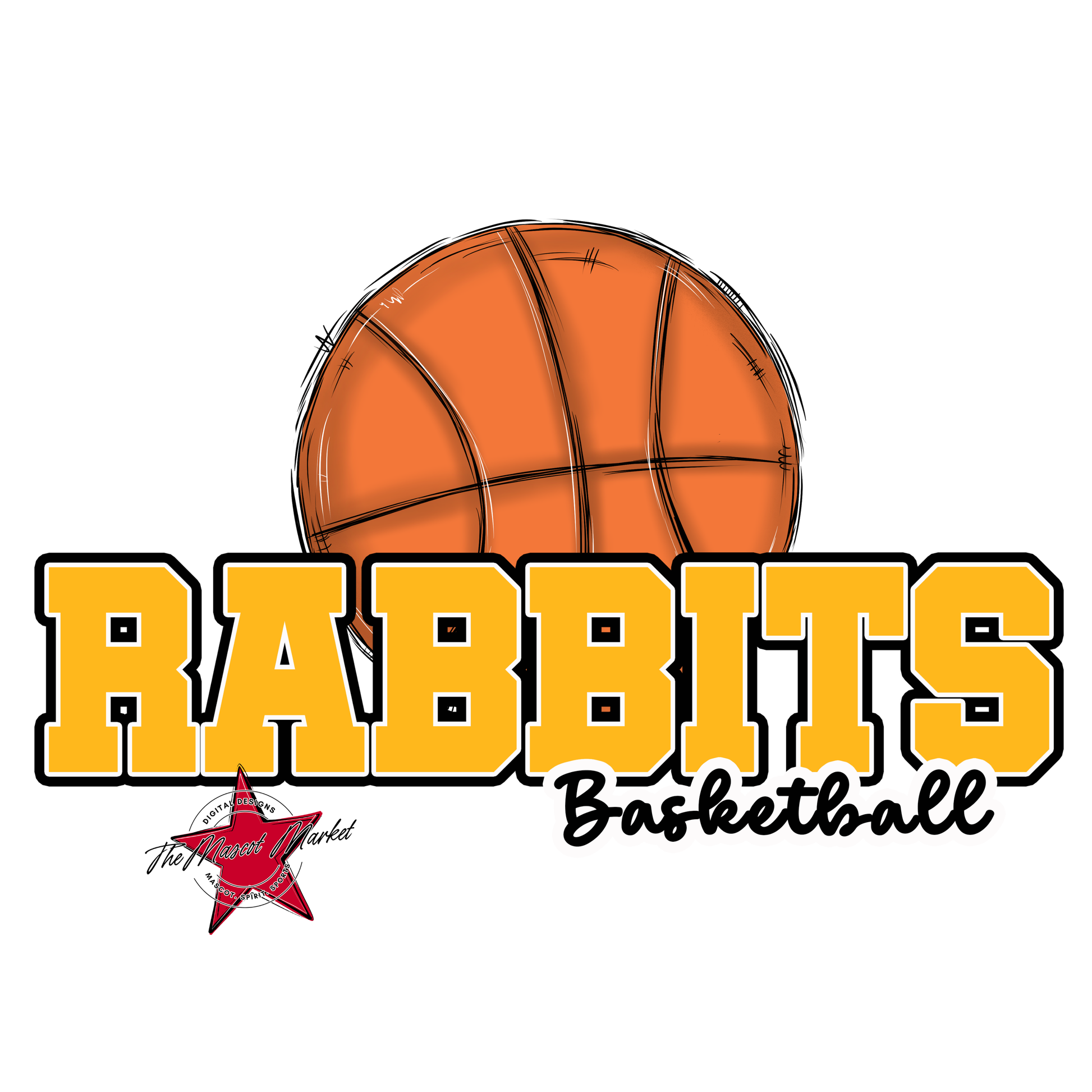 Rabbits Varsity Basketball-Yellow
