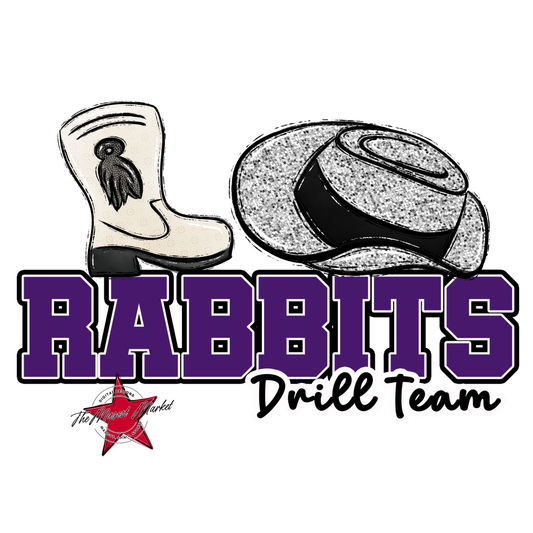 Rabbits Varsity Drillteam-Purple