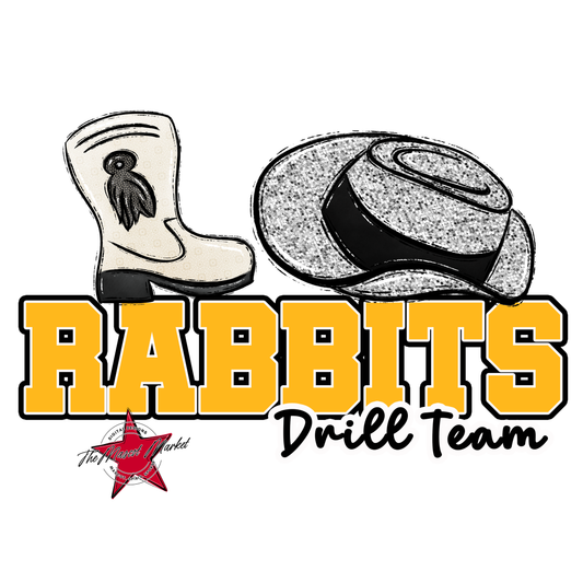 Rabbits Varsity Drillteam-Yellow