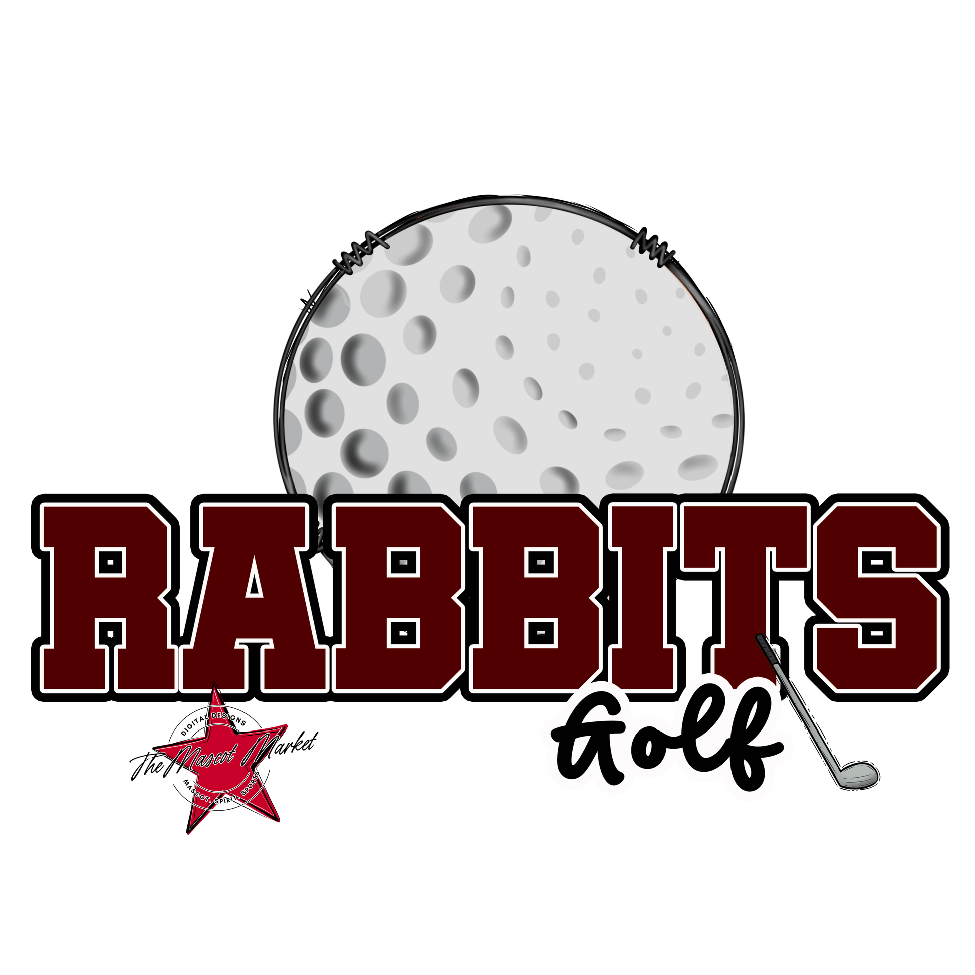 Rabbits Varsity Golf-Maroon