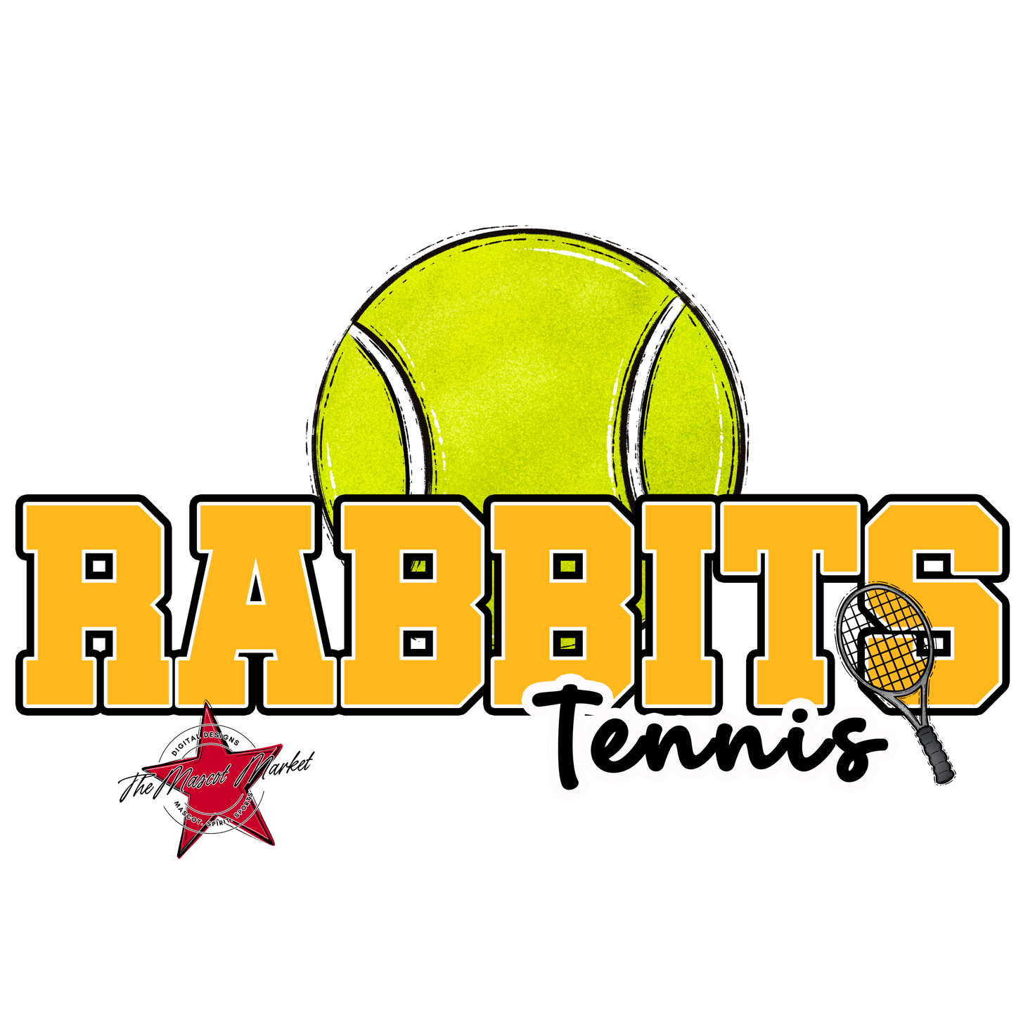 Rabbits Varsity Tennis-Yellow