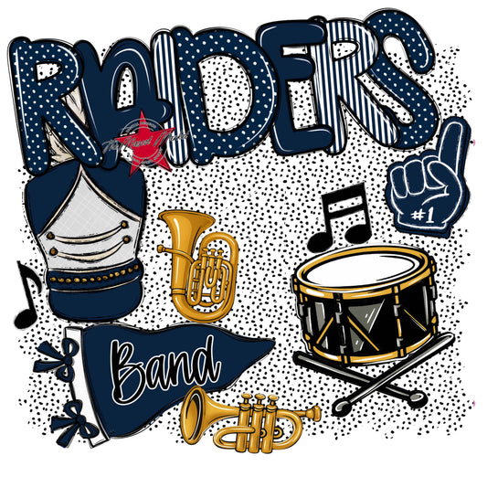 Raiders Band Spirit-Navy