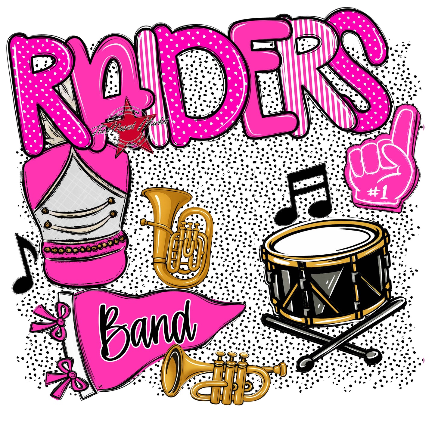 Raiders Band Spirit-Pink