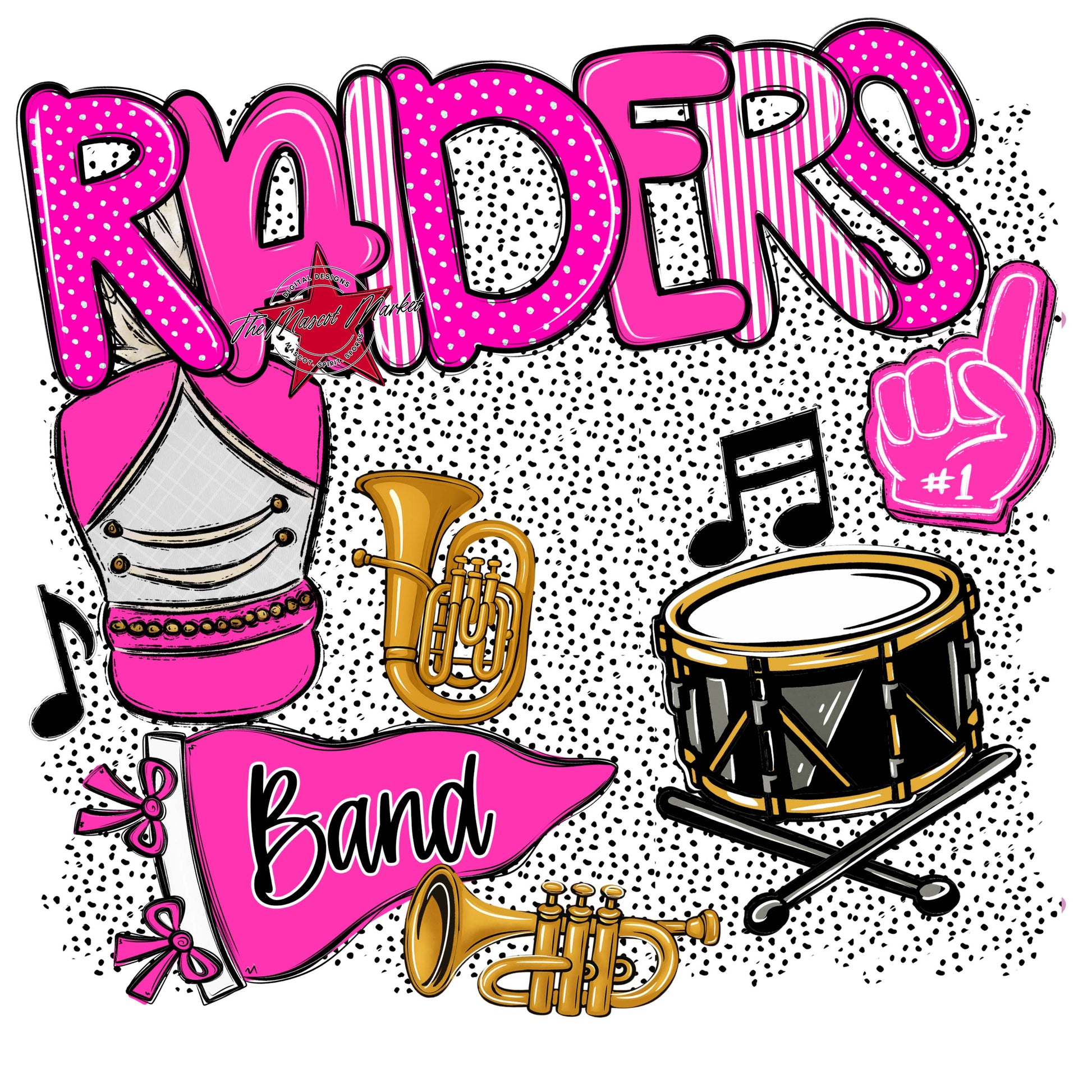 Raiders Band Spirit-Pink