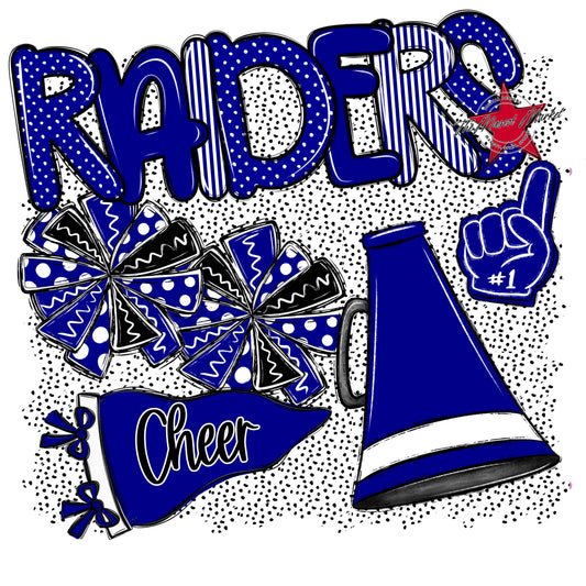 Raiders Cheer Spirit-Blue