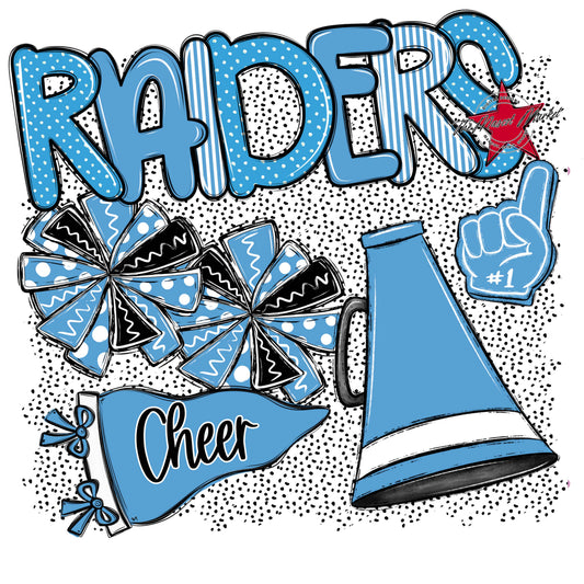Raiders Cheer Spirit-Carolina Blue