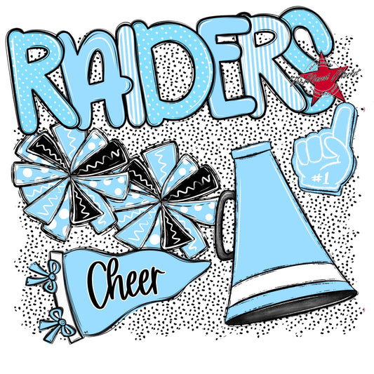 Raiders Cheer Spirit-Columbia Blue