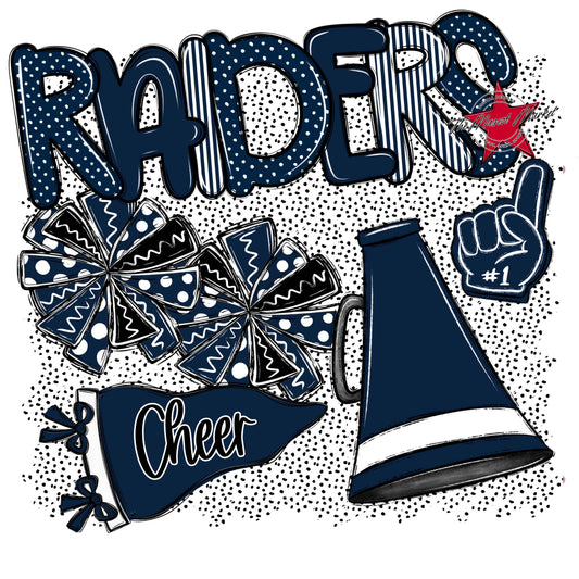 Raiders Cheer Spirit-Navy