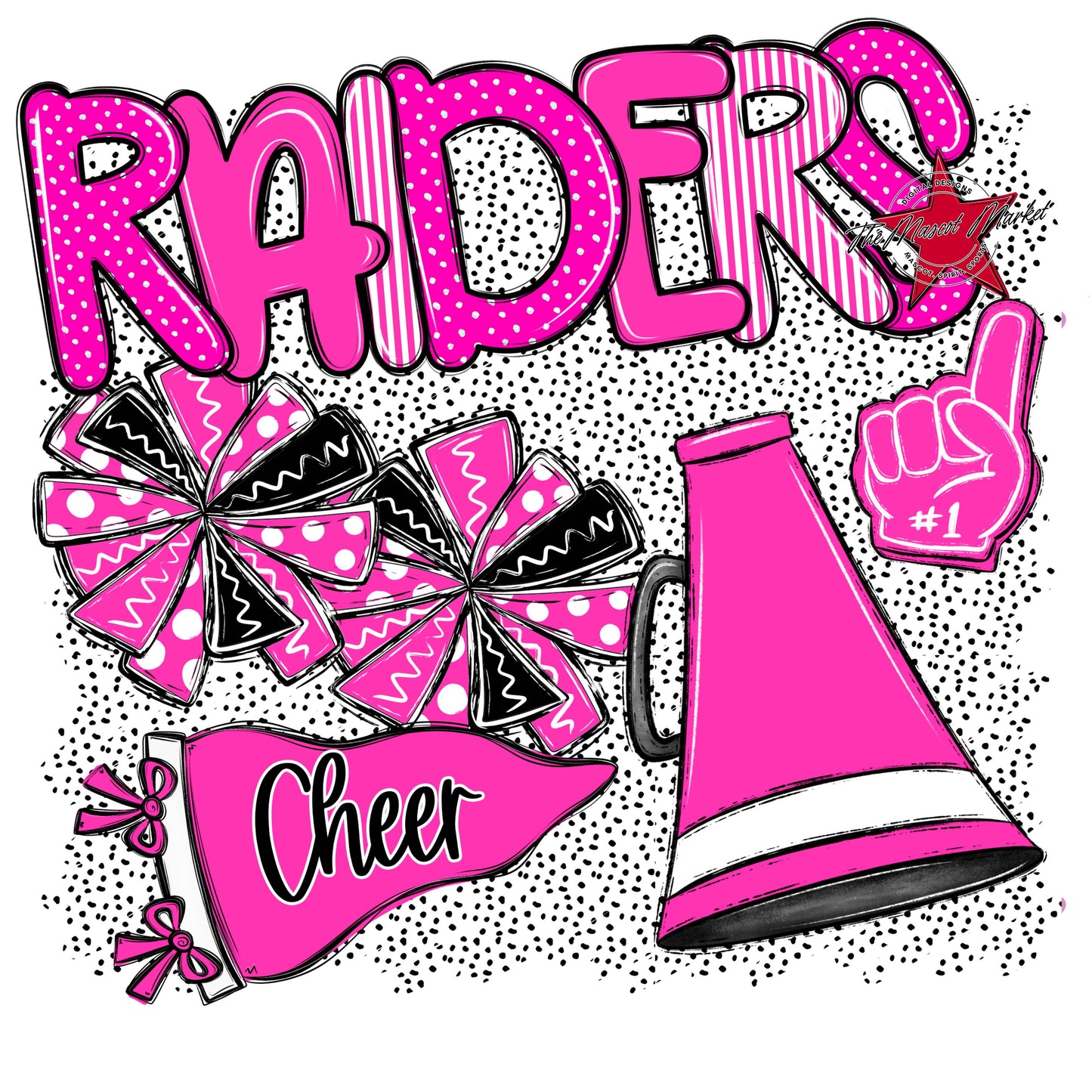 Raiders Cheer Spirit-Pink