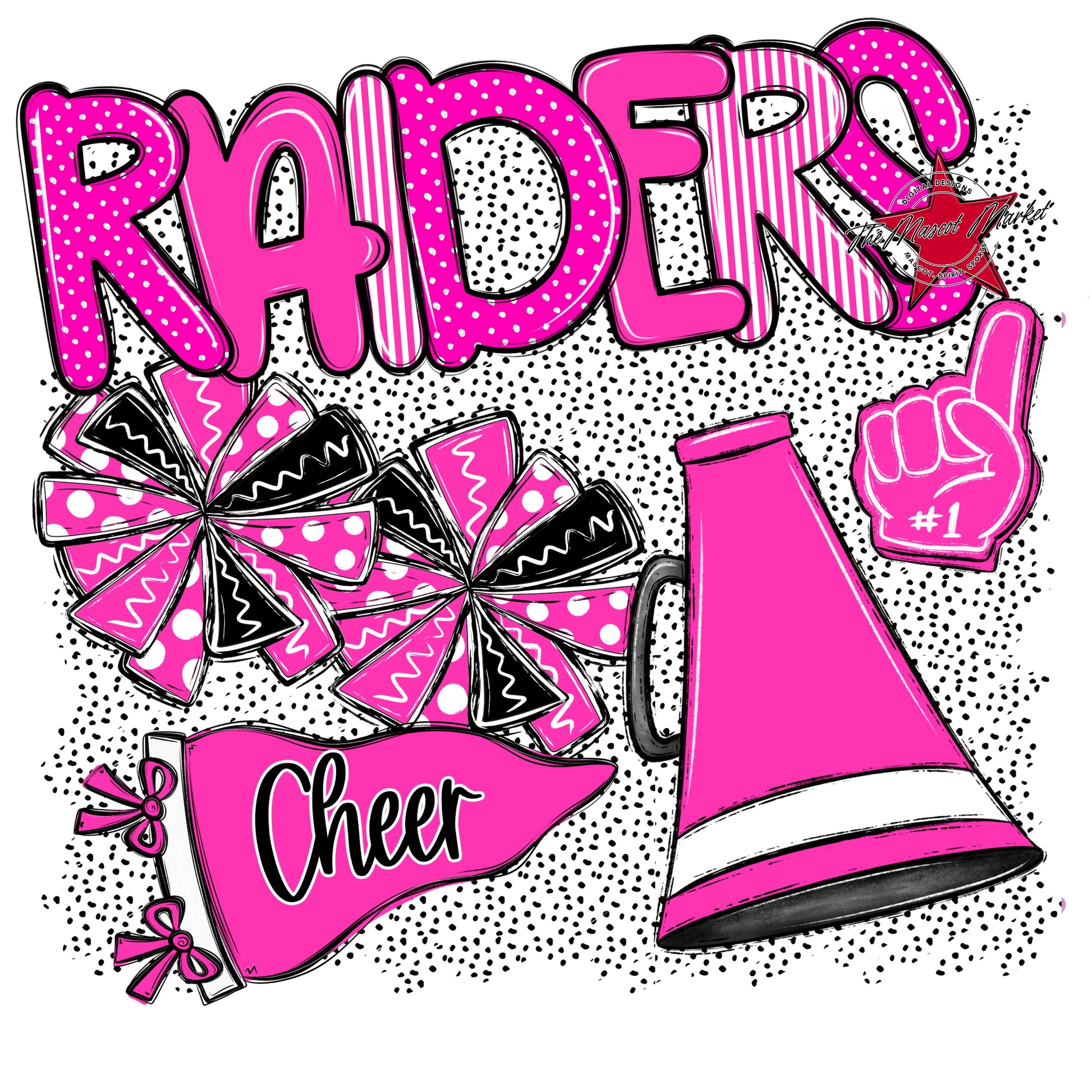Raiders Cheer Spirit-Pink