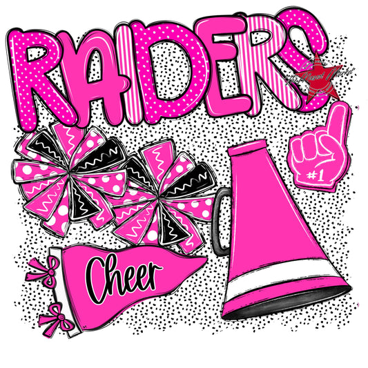 Raiders Cheer Spirit-Pink