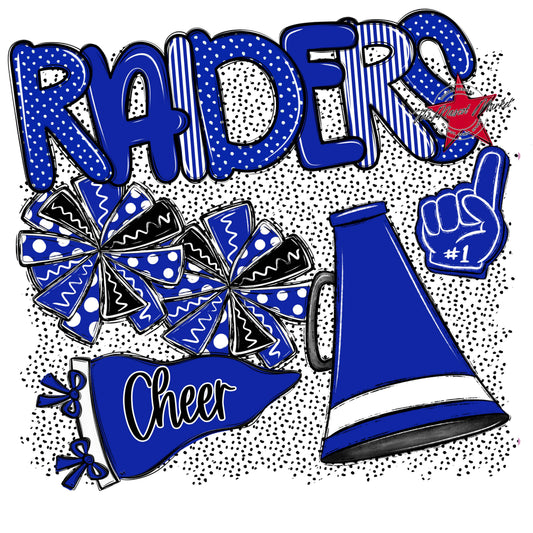 Raiders Cheer Spirit-Royal Blue