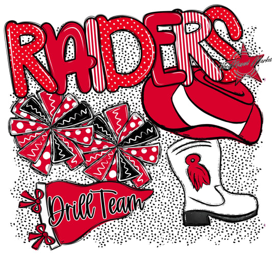 Raiders Drillteam Spirit-Red