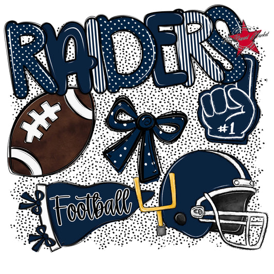 Raiders Football Spirit-Navy