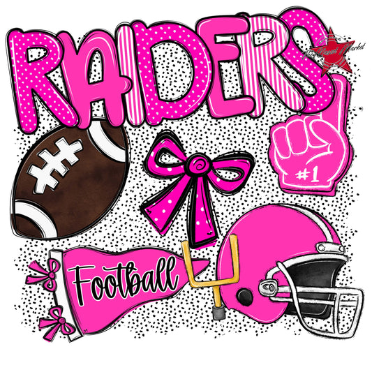 Raiders Football Spirit-Pink