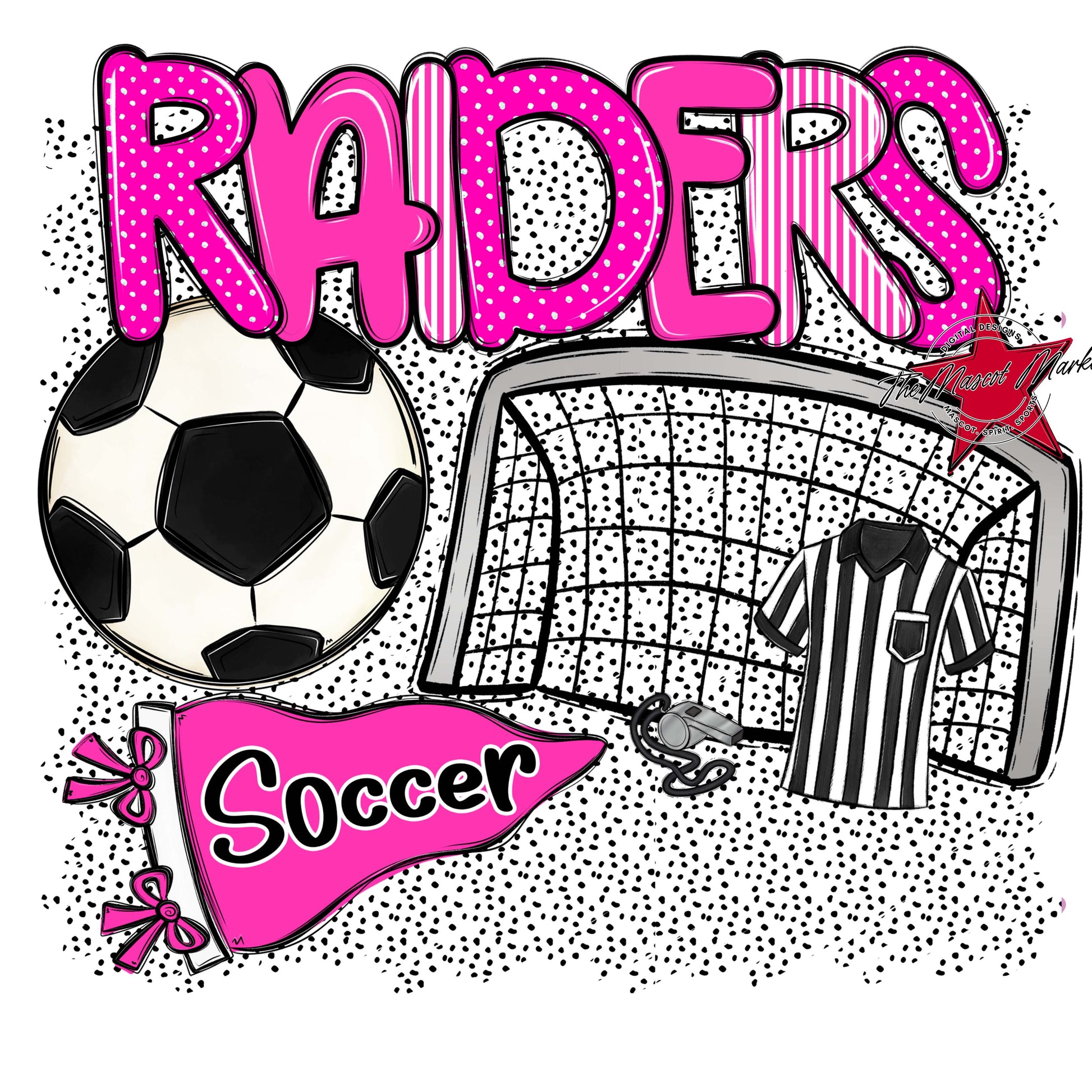 Raiders Soccer Spirit-Pink