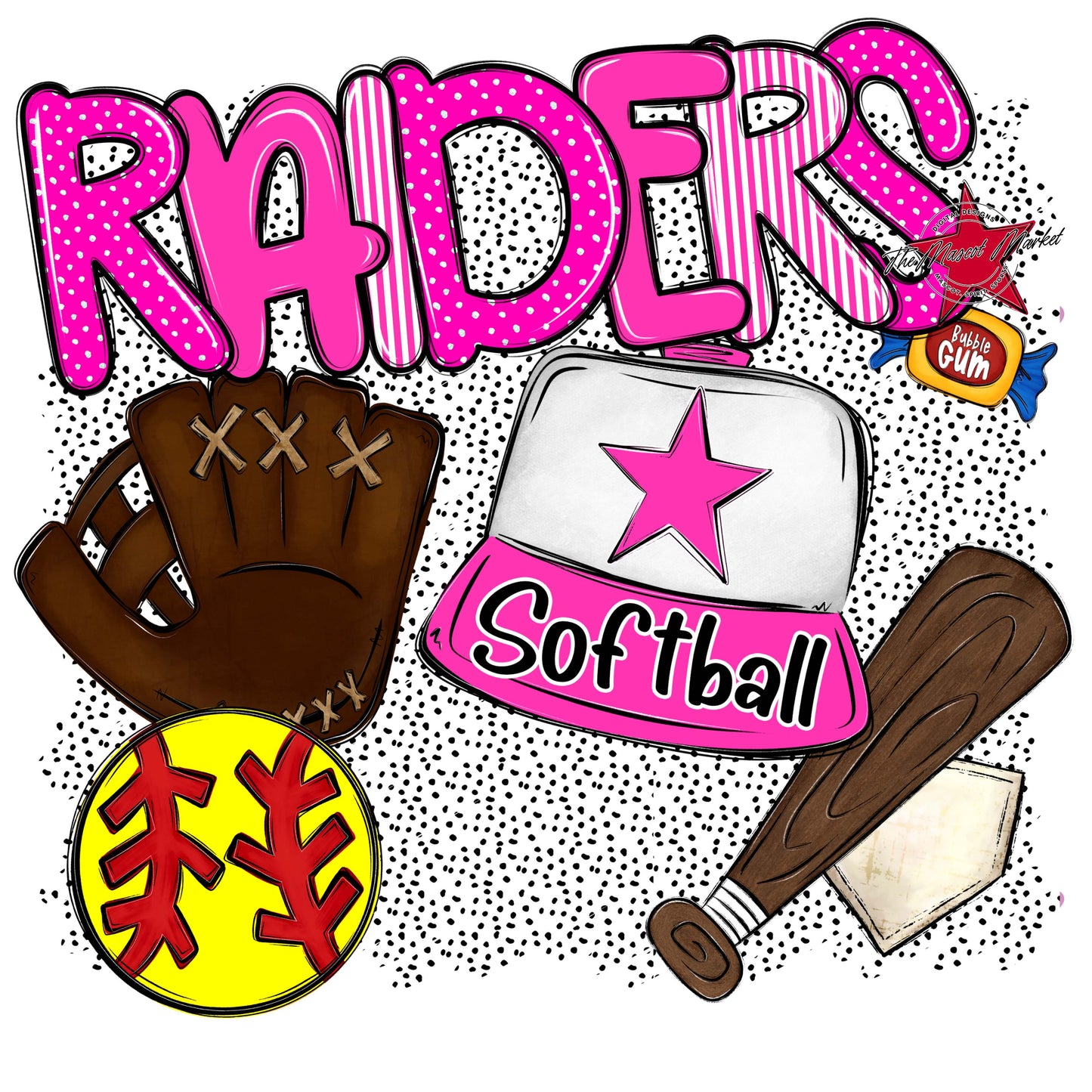 Raiders Softball Spirit-Pink