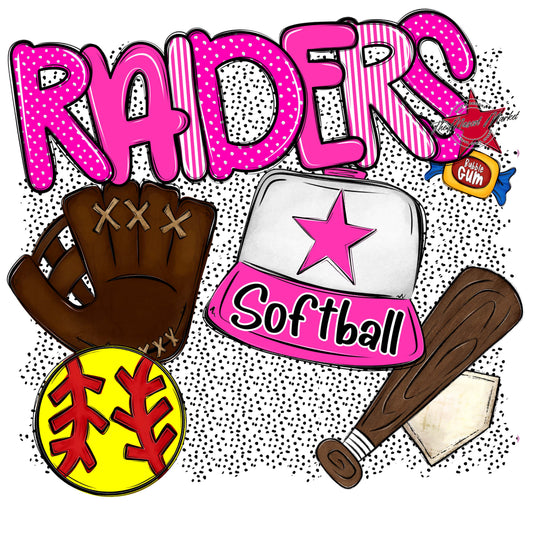 Raiders Softball Spirit-Pink