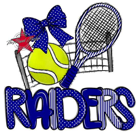 Raiders Tennis Spirit Design-Blue
