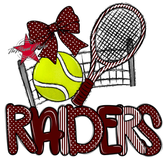 Raiders Tennis Spirit Design-Maroon