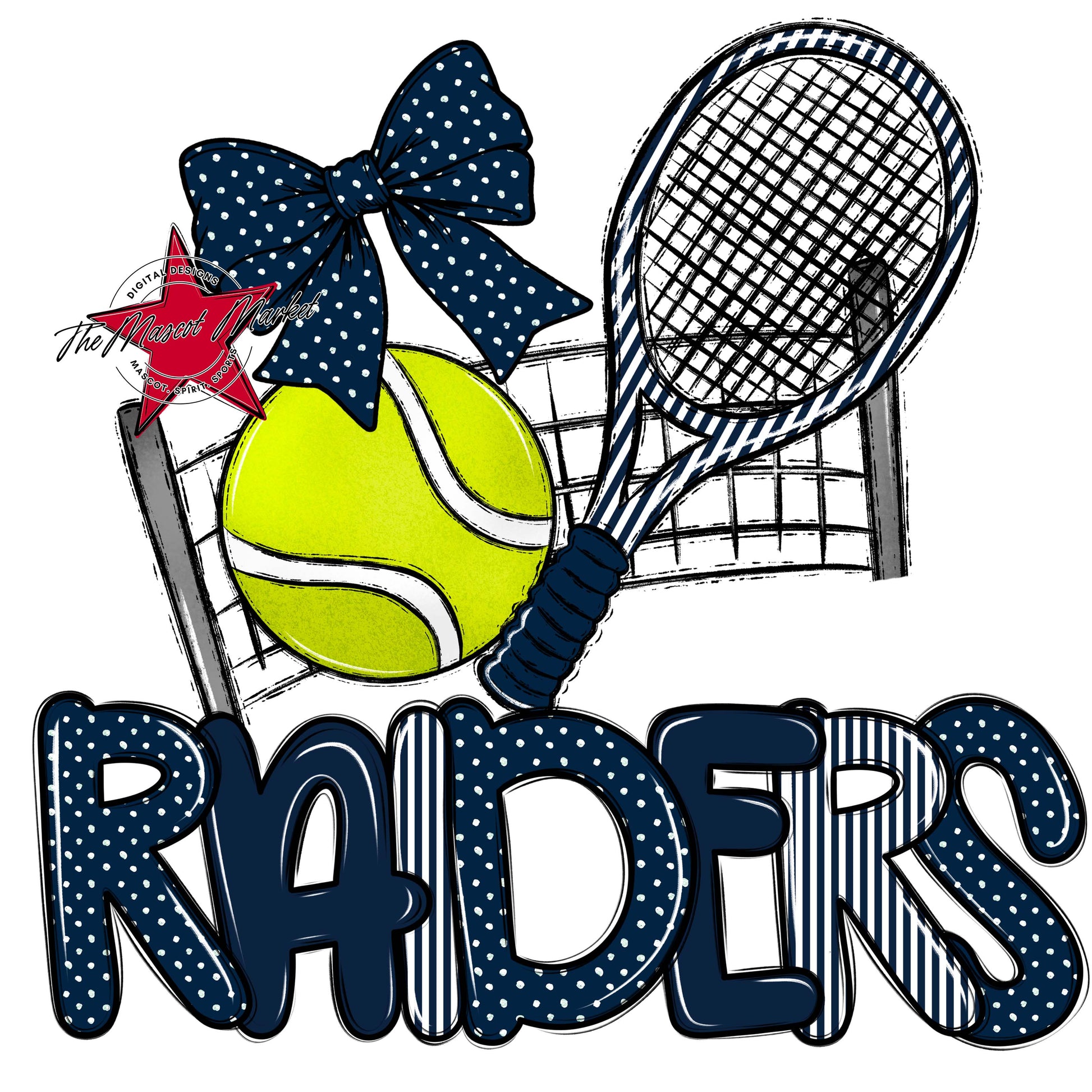 Raiders Tennis Spirit Design-Navy