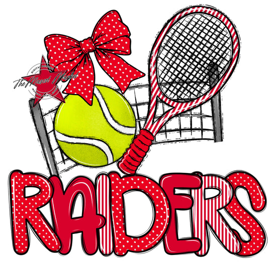 Raiders Tennis Spirit Design-Red