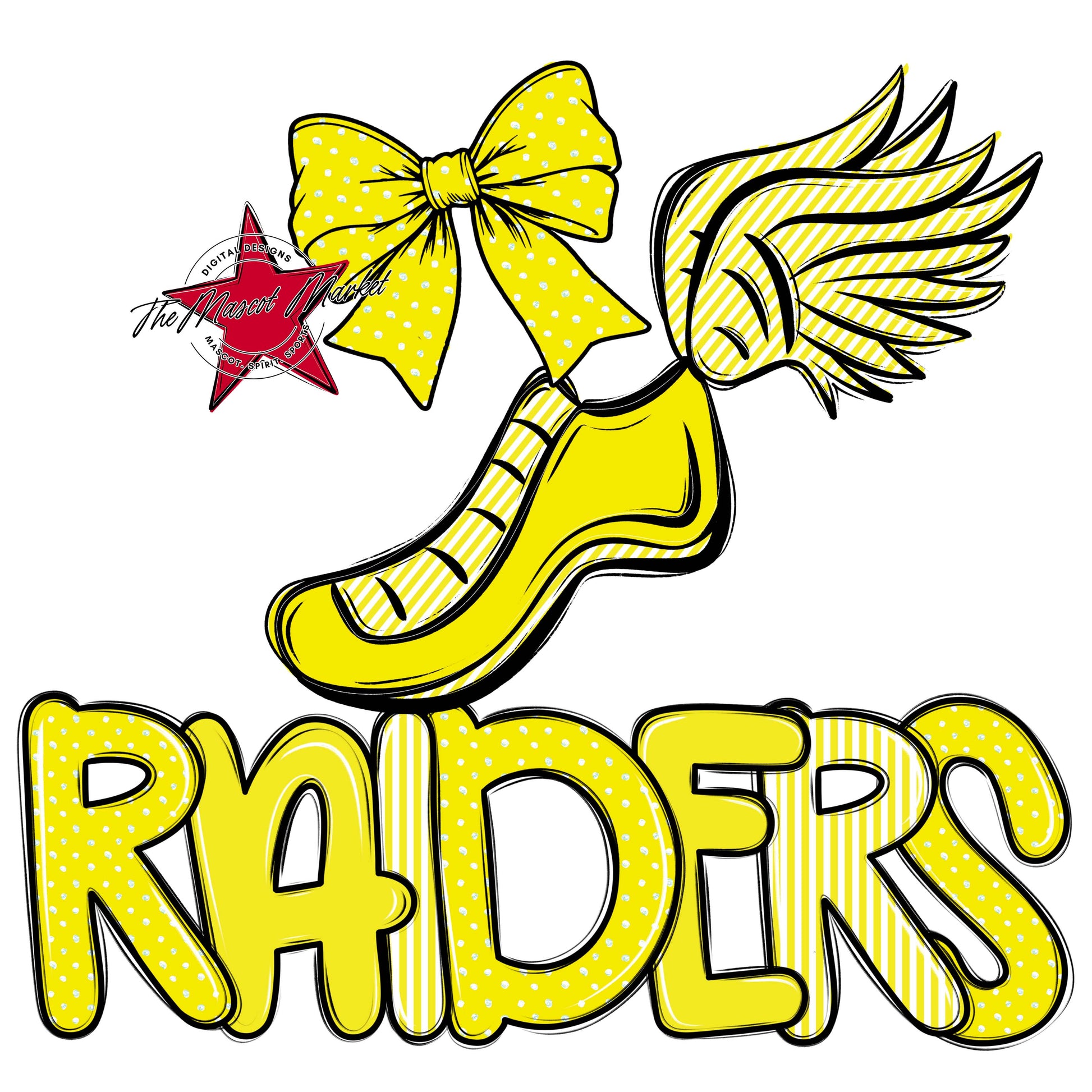 Raiders Track Spirit Design-Bright Yellow
