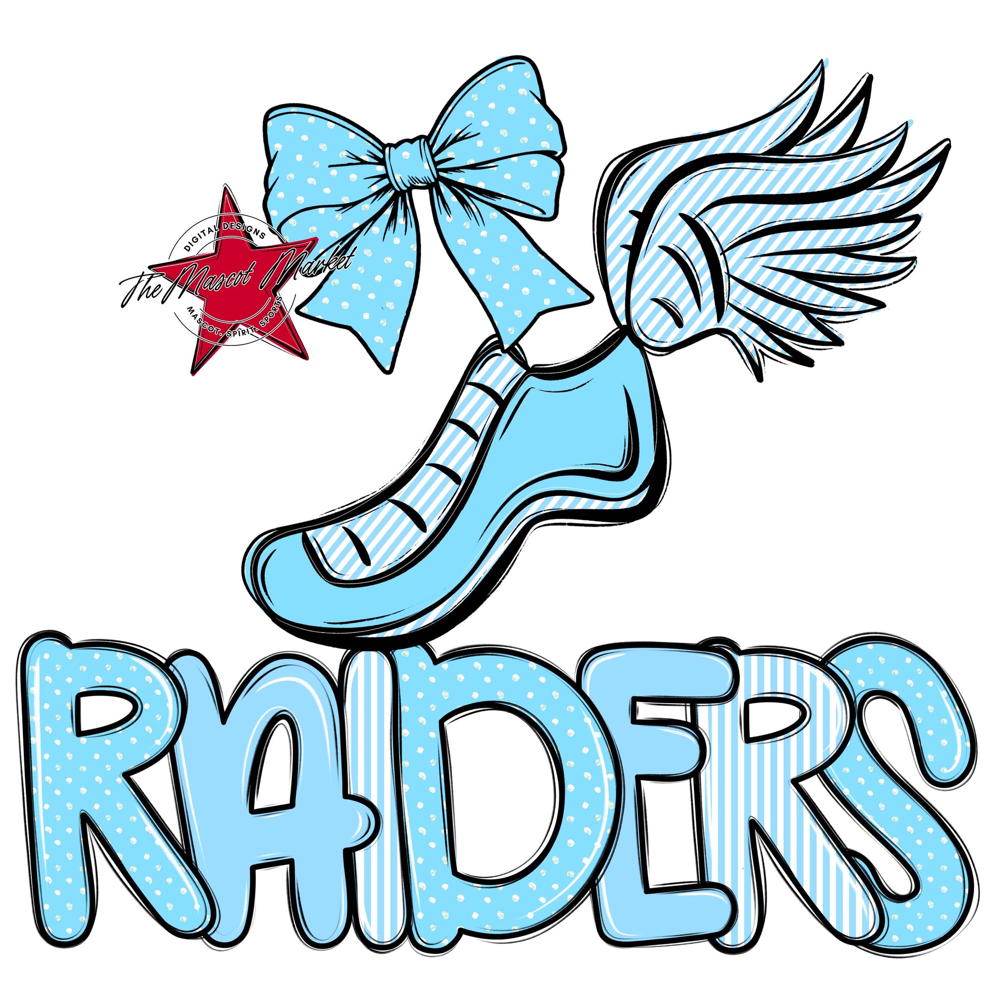 Raiders Track Spirit Design-Columbia Blue
