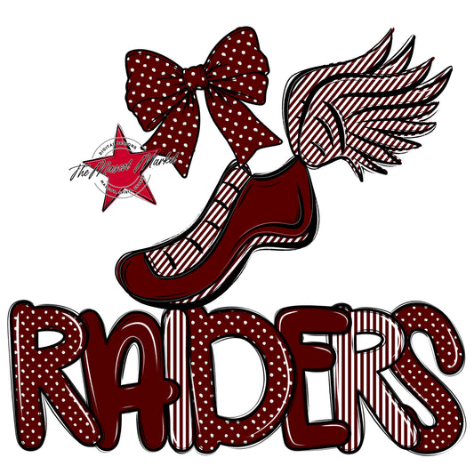 Raiders Track Spirit Design-Maroon