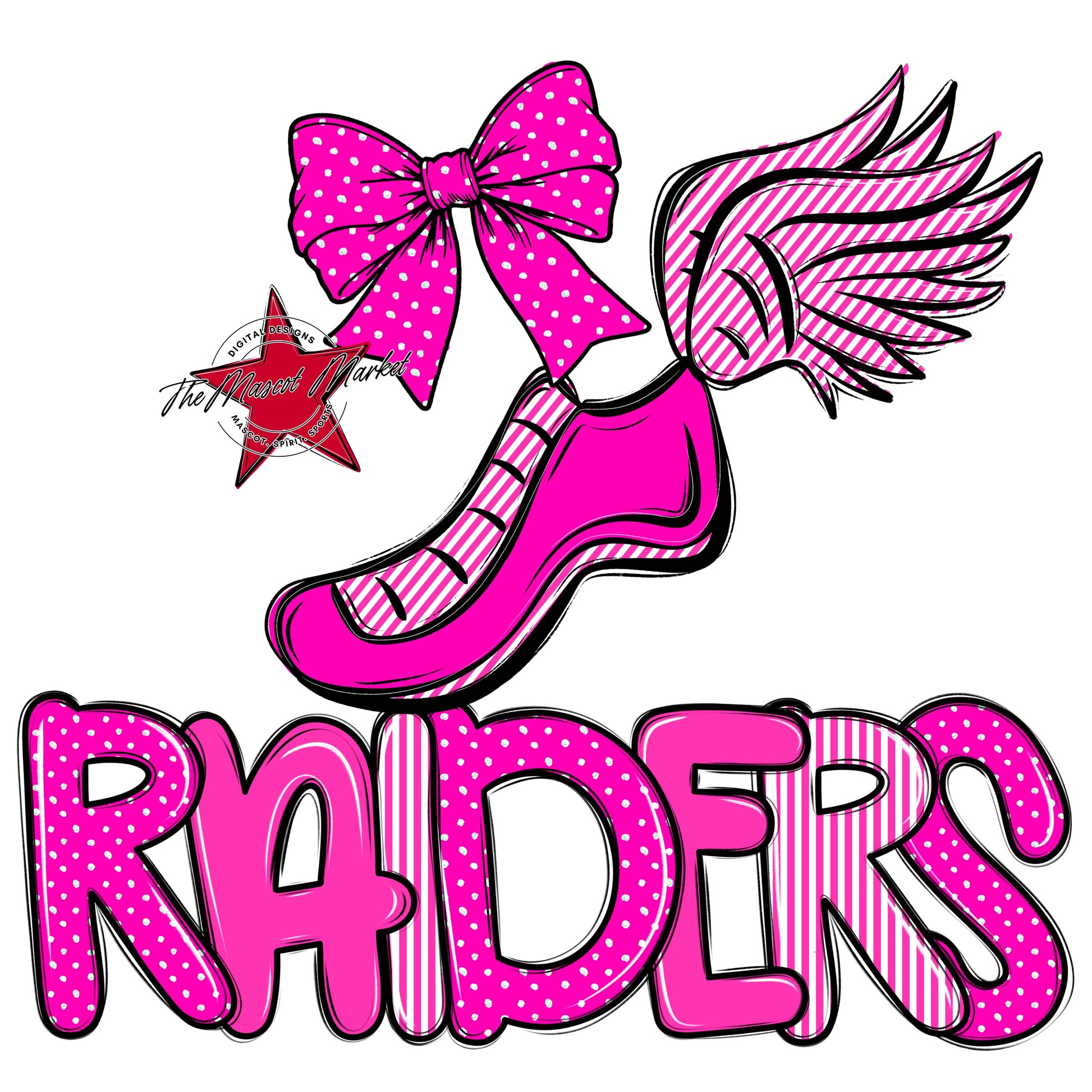 Raiders Track Spirit Design-Pink