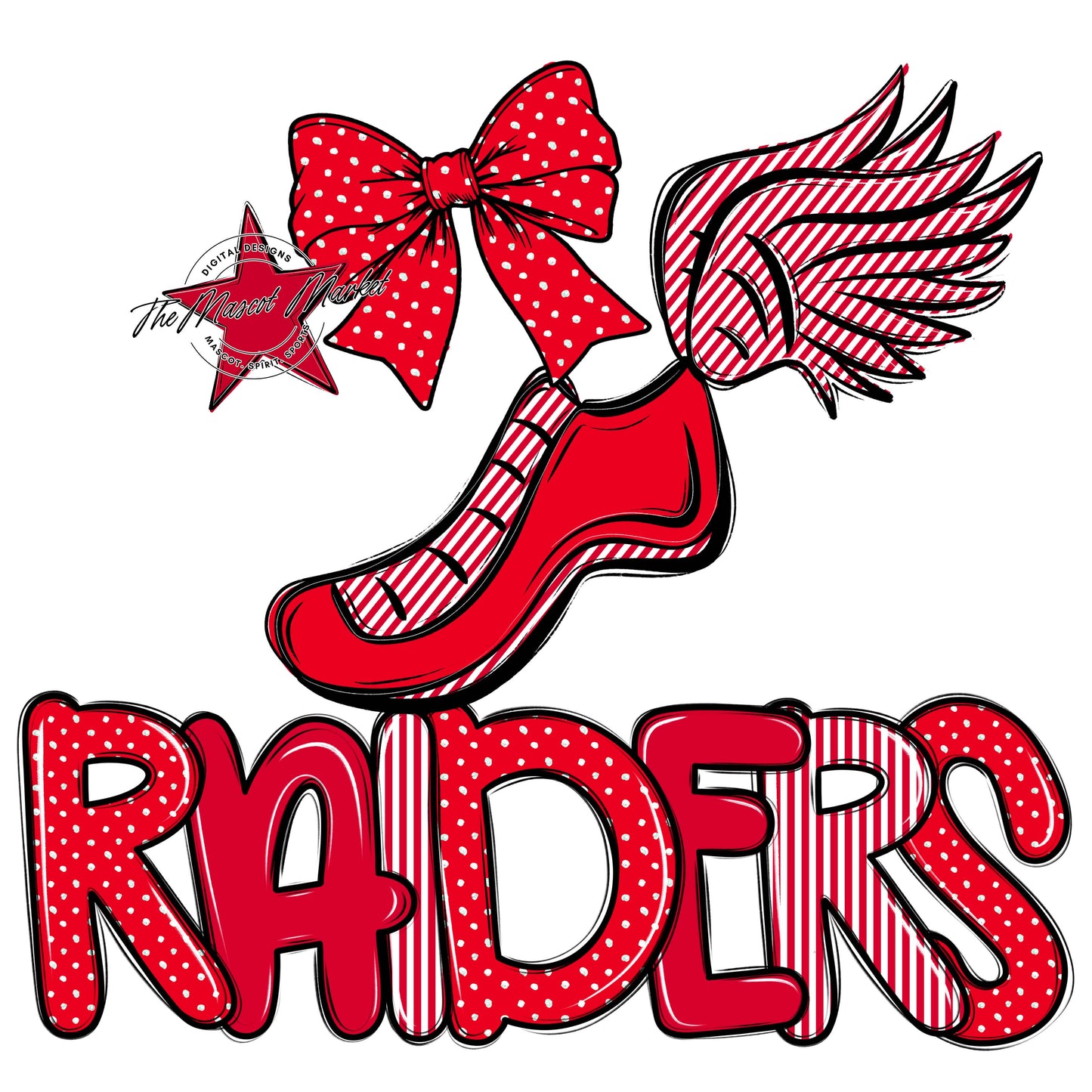 Raiders Track Spirit Design-Red