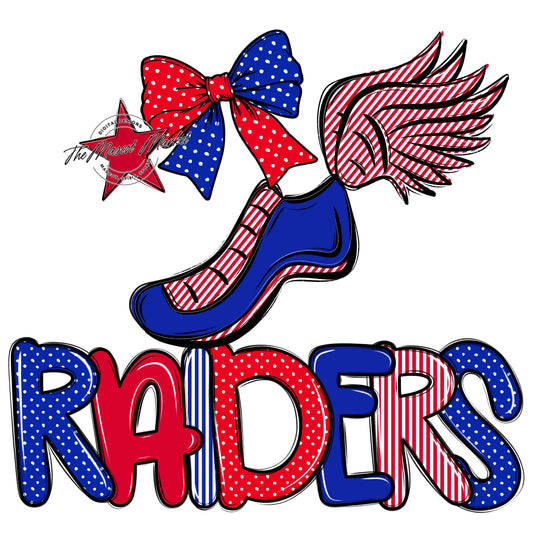 Raiders Track Spirit Design-Royal Blue & Red