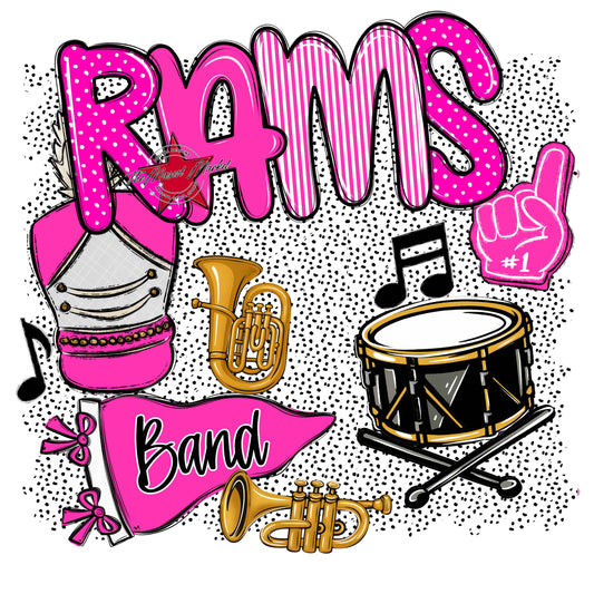 Rams Band Spirit-Pink