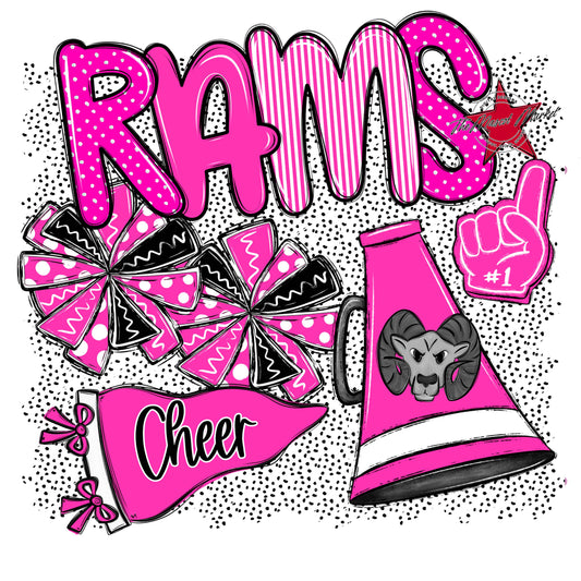 Rams Cheer Spirit-Pink