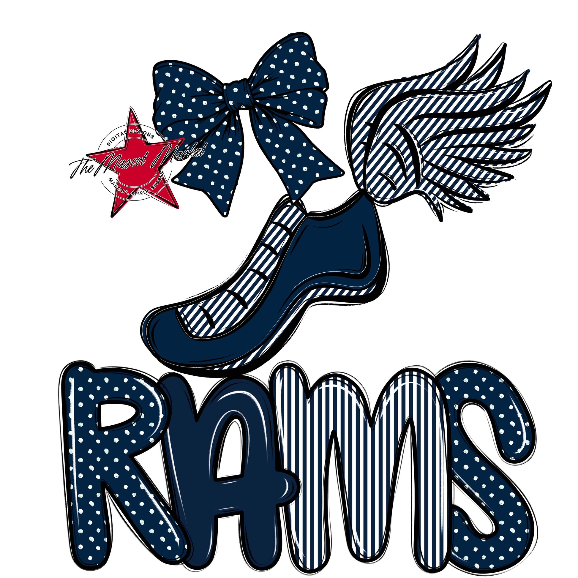 Rams Track Spirit Design-Navy
