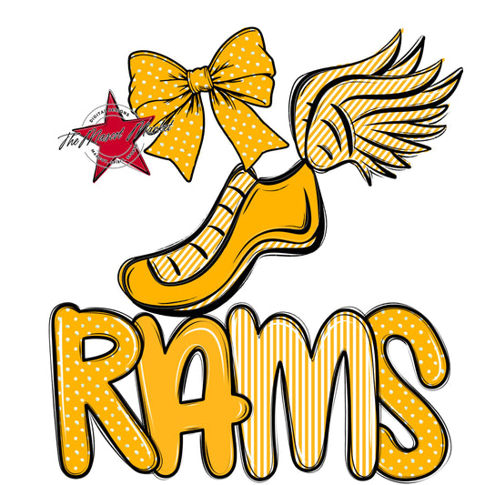 Rams Track Spirit Design-Yellow