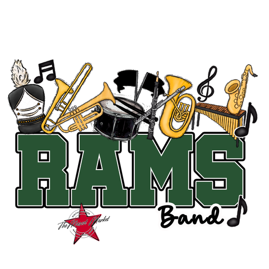 Rams Varsity Band-Green