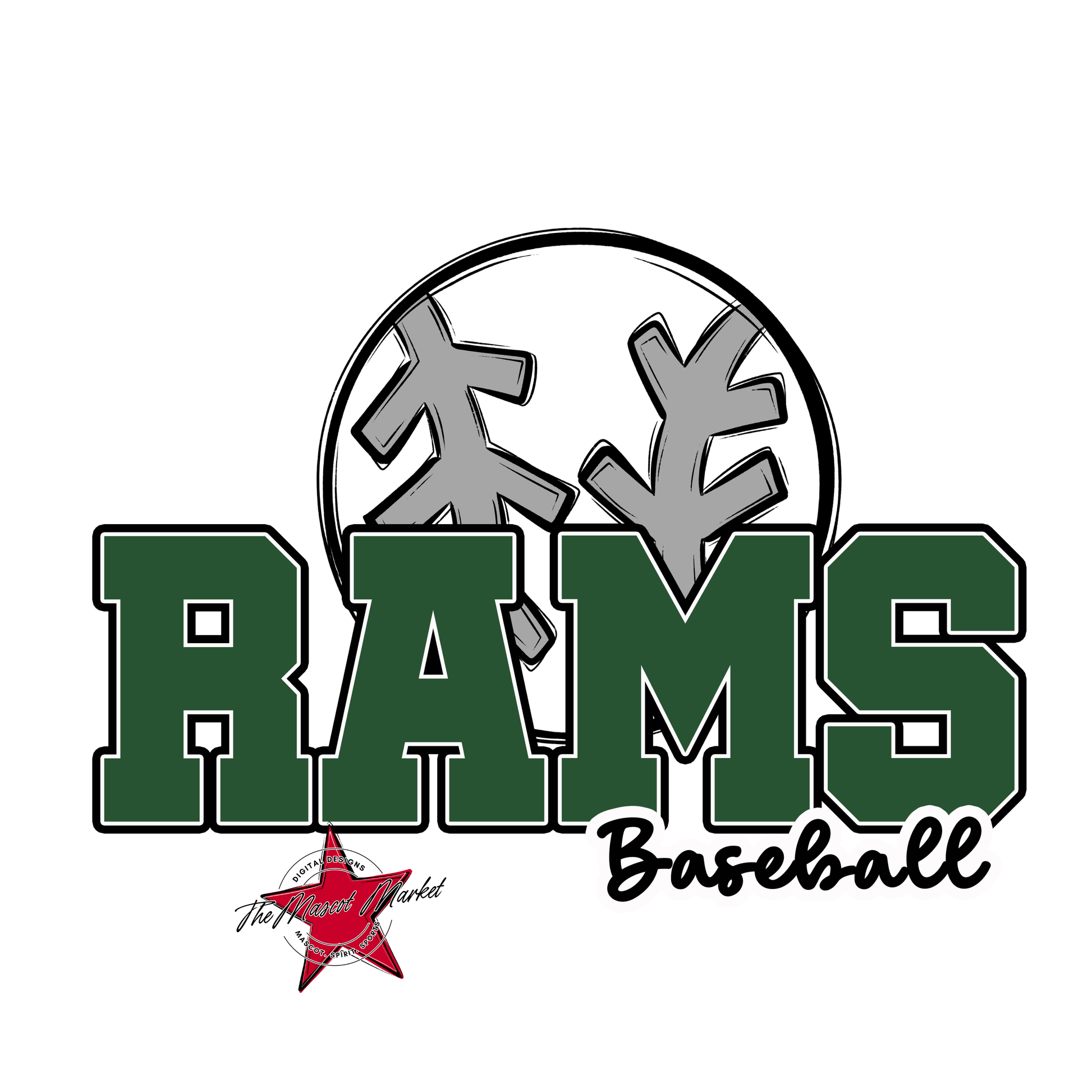 Rams Varsity Baseball-Green