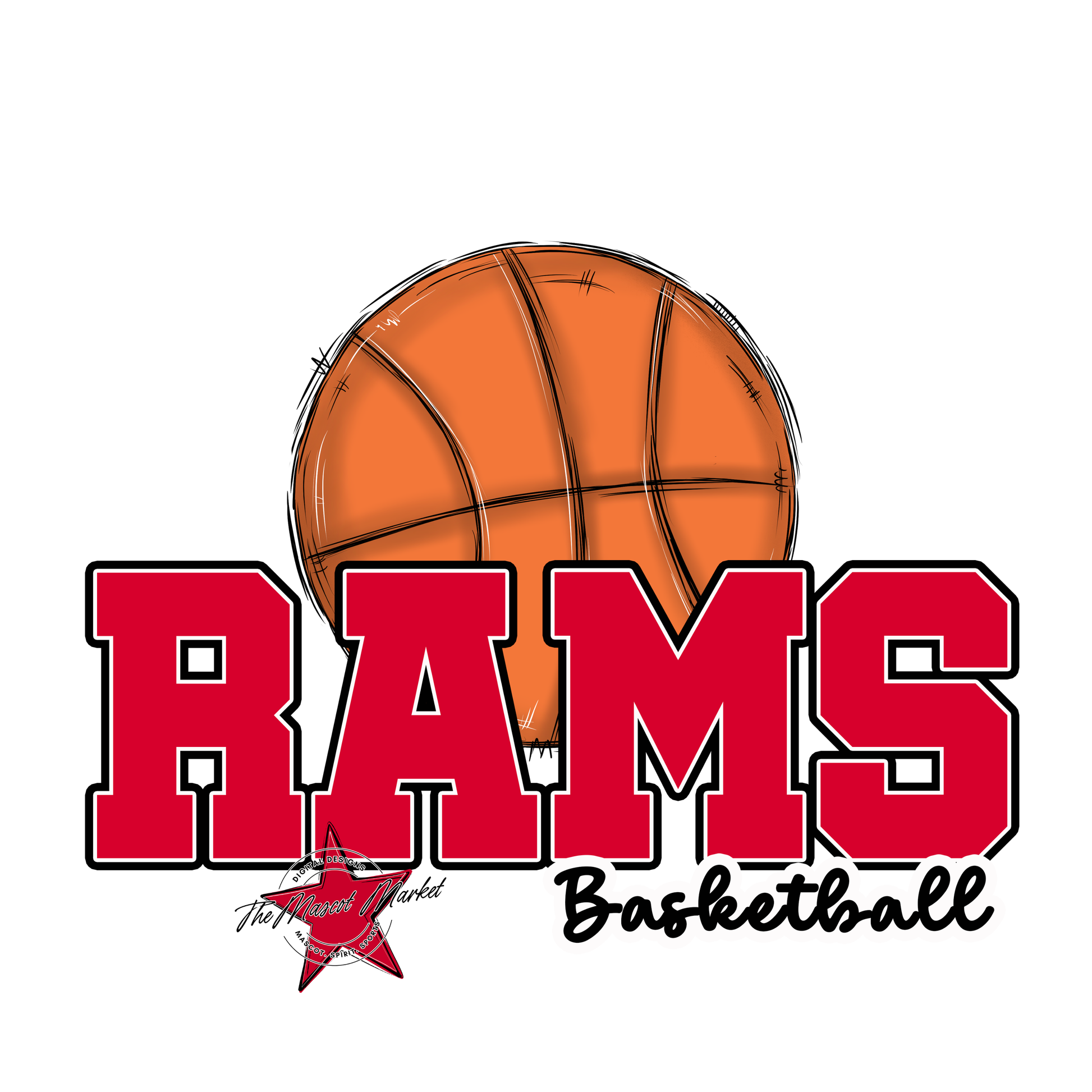 Rams Varsity Basketball-Red