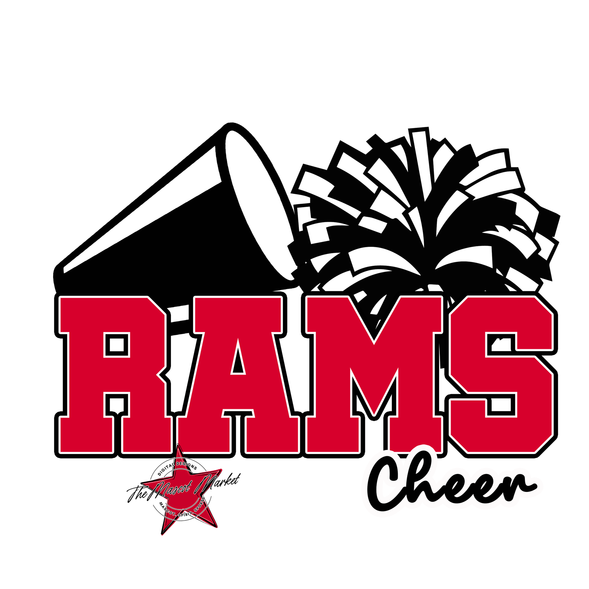 Rams Varsity Cheer-Red