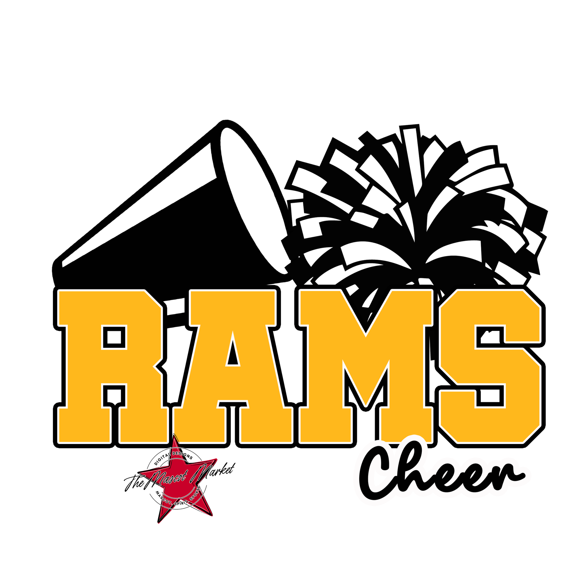 Rams Varsity Cheer-Yellow