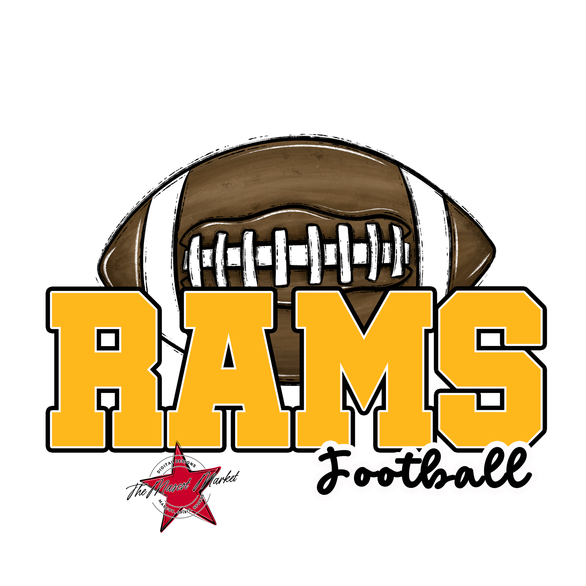 Rams Varsity Football-Yellow