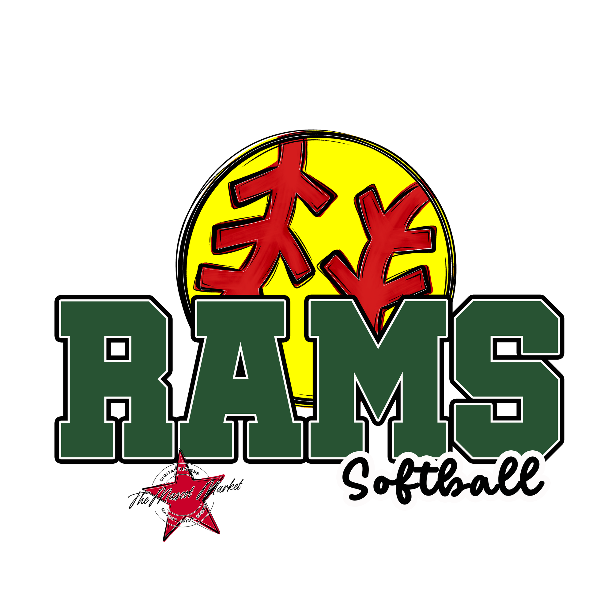 Rams Varsity Softball-Green