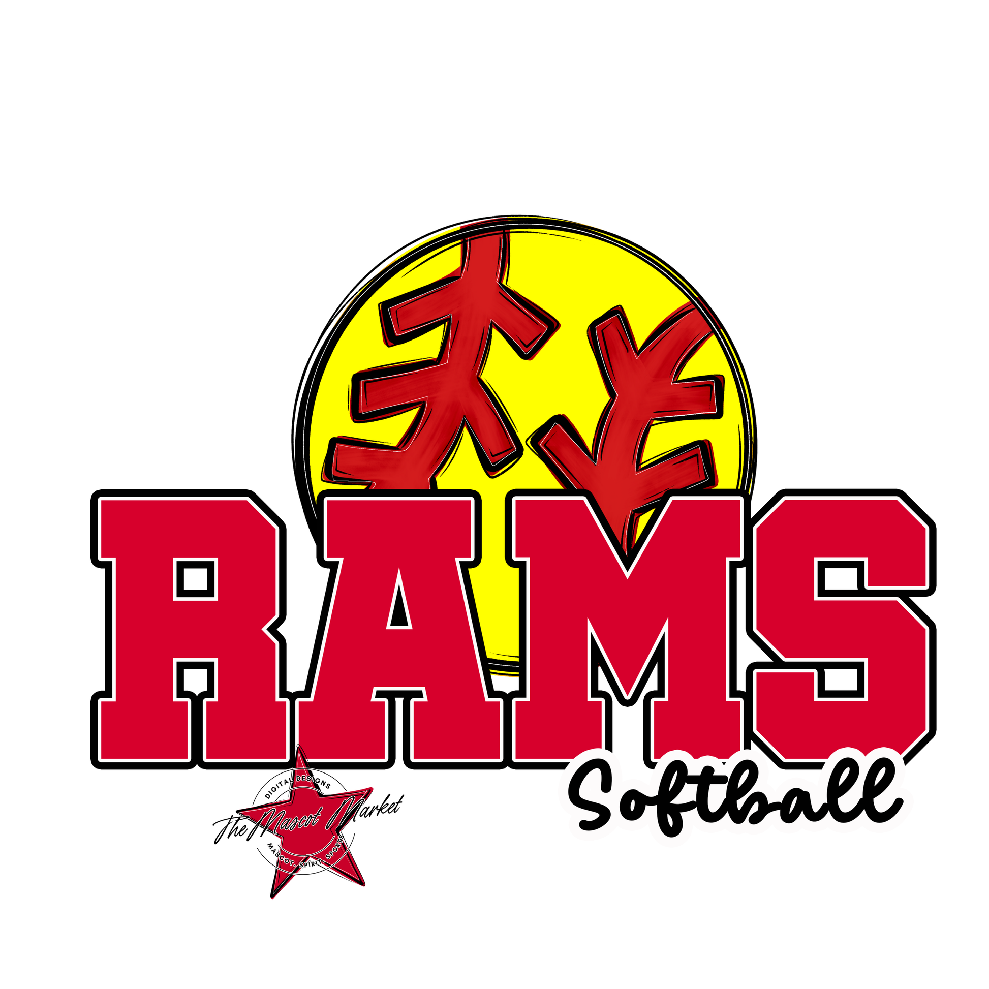 Rams Varsity Softball-Red