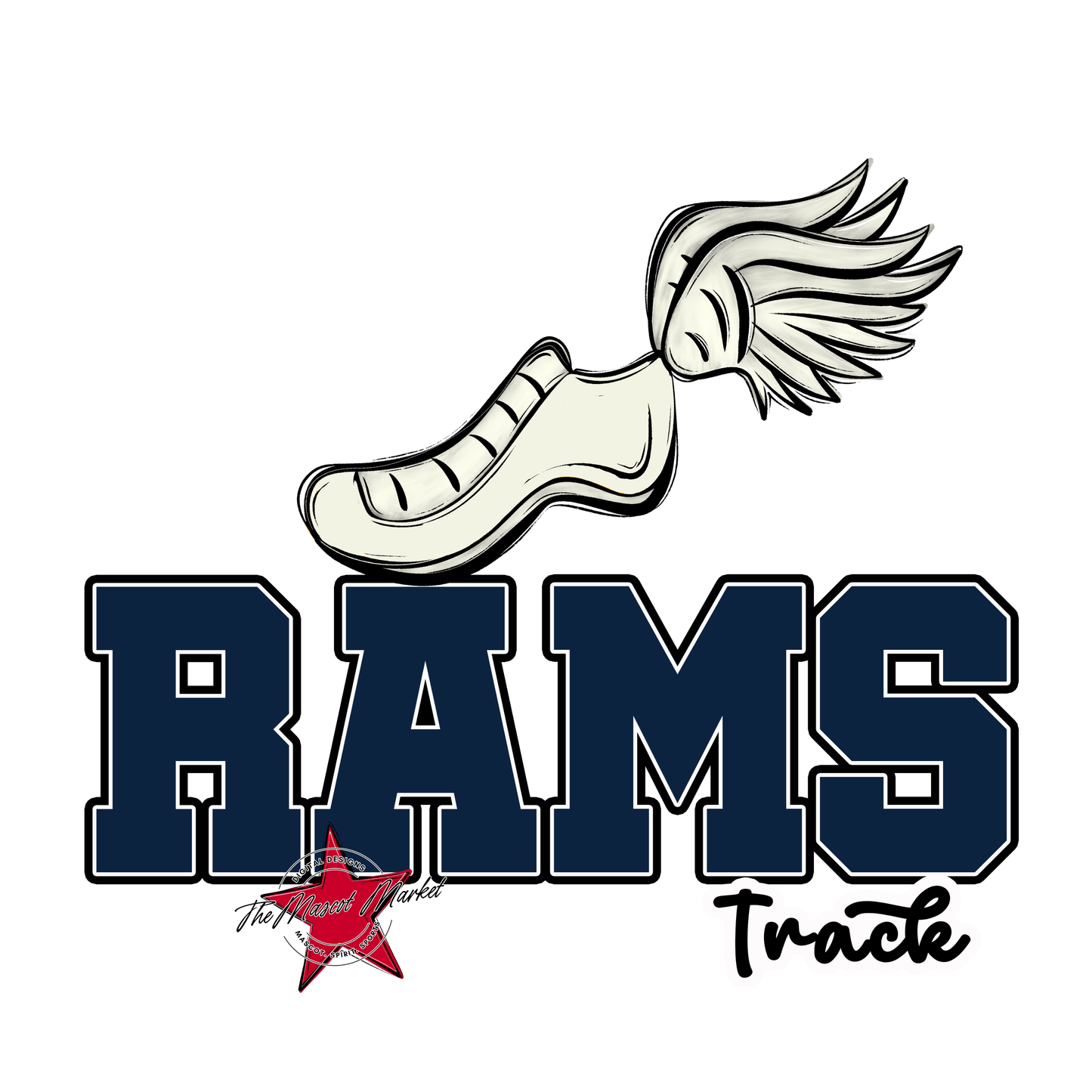 Rams Varsity Track-Navy